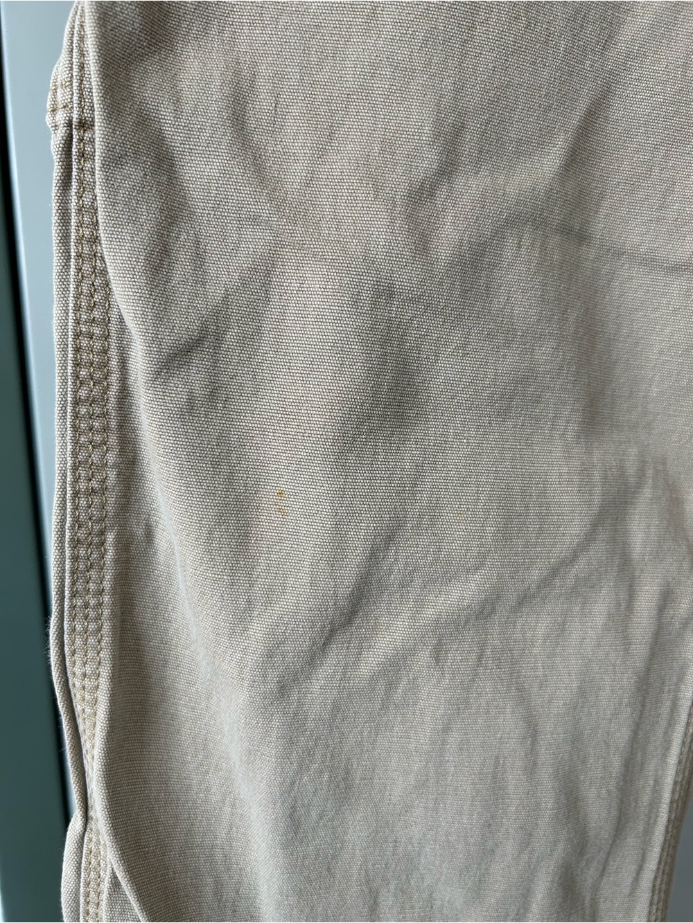 Carhartt Men's Khaki Work Pants - Relaxed Fit - Picture 8 of 9